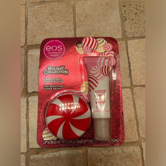eos Holiday Lip Treatment Gift Set Candy Cane Target Limited Collection NWT - Picture 1 of 3